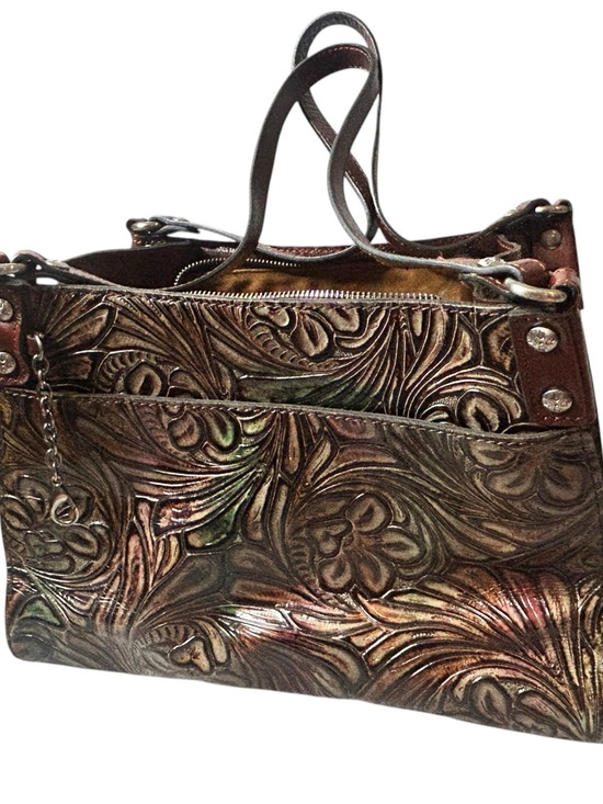 patricia nash tobacco fields Patricia Nash Metallic Tobacco Fields Romina Bag